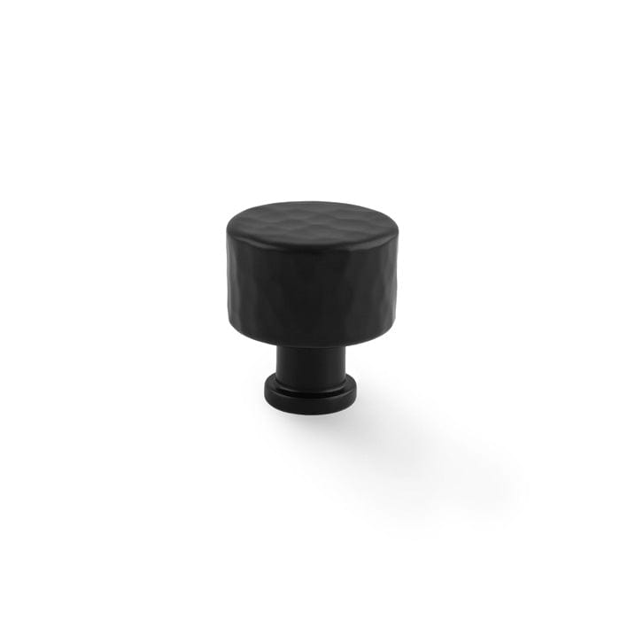 Leila | Knop i Sort Ø 30 mm x D 32 mm Alexander & Wilks AW816-30-BL FINICC