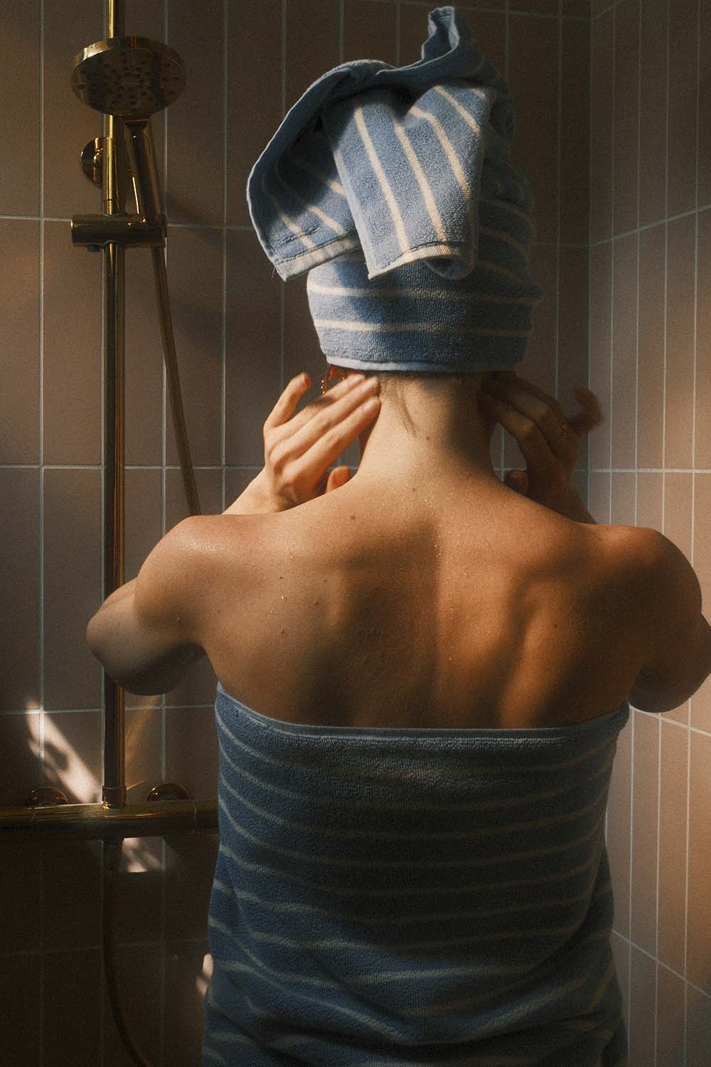 Lino | Håndklæde i Ocean Blue MOUD home FINICC