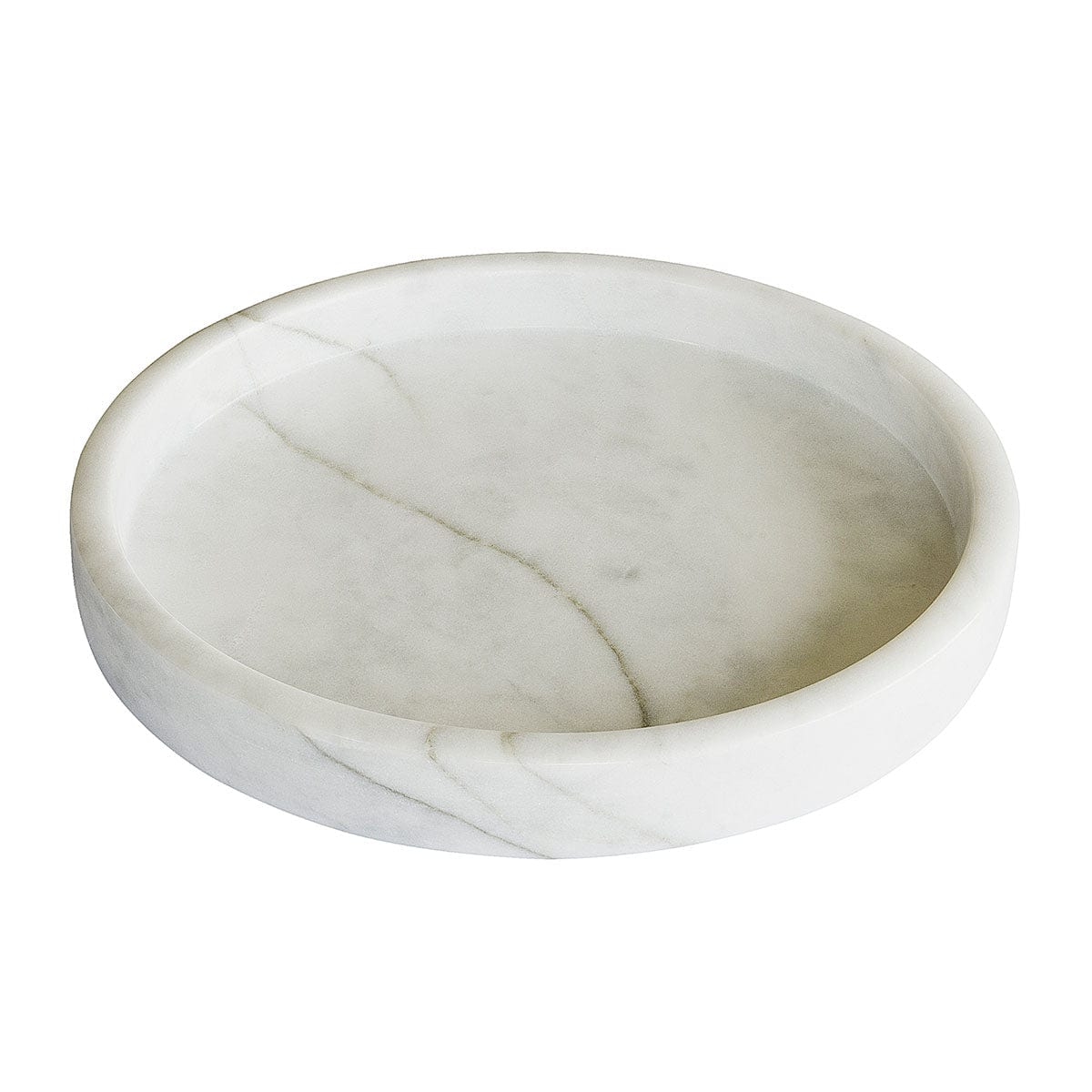 Marbi | Bakke Hvid Marmor - Dia.: 22 Cm Ø 22 cm MOUD Home MH-211326 FINICC