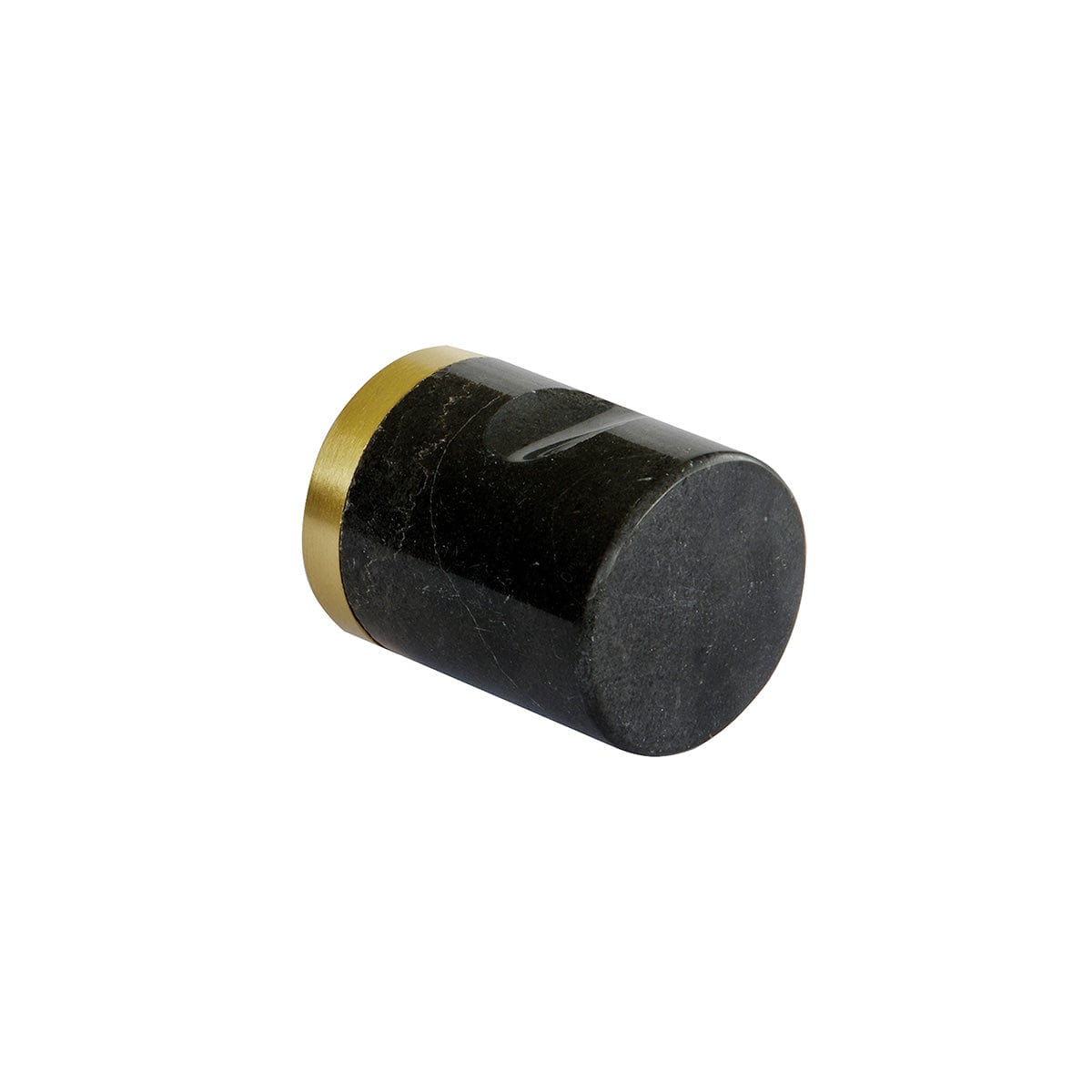 Marble | Knop/Knage i Sort Marmor/Messing Ø 25 mm x D 30 mm MOUD Home MH-210850 FINICC