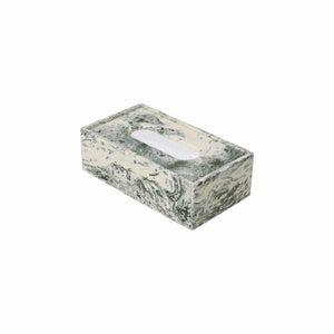 Mist | Tissue Box i Emerald Off-white