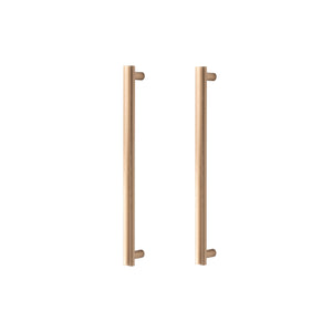 Moon Big | Pull Bar i Cava Messing - Dobbeltside montering