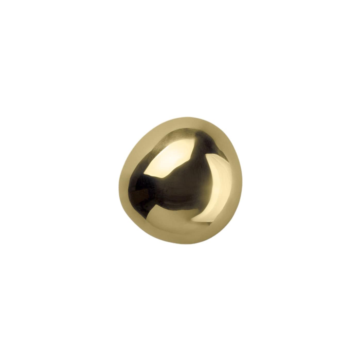 Mushroom | Knop/Knage i Blank Messing Uden lak Ø 38 mm x D 35 mm ferm LIVING FL-110066501 FINICC