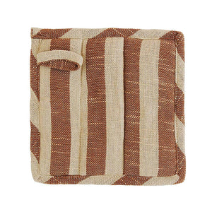 Nordic | Grydelapper - Sand/Brun Striber