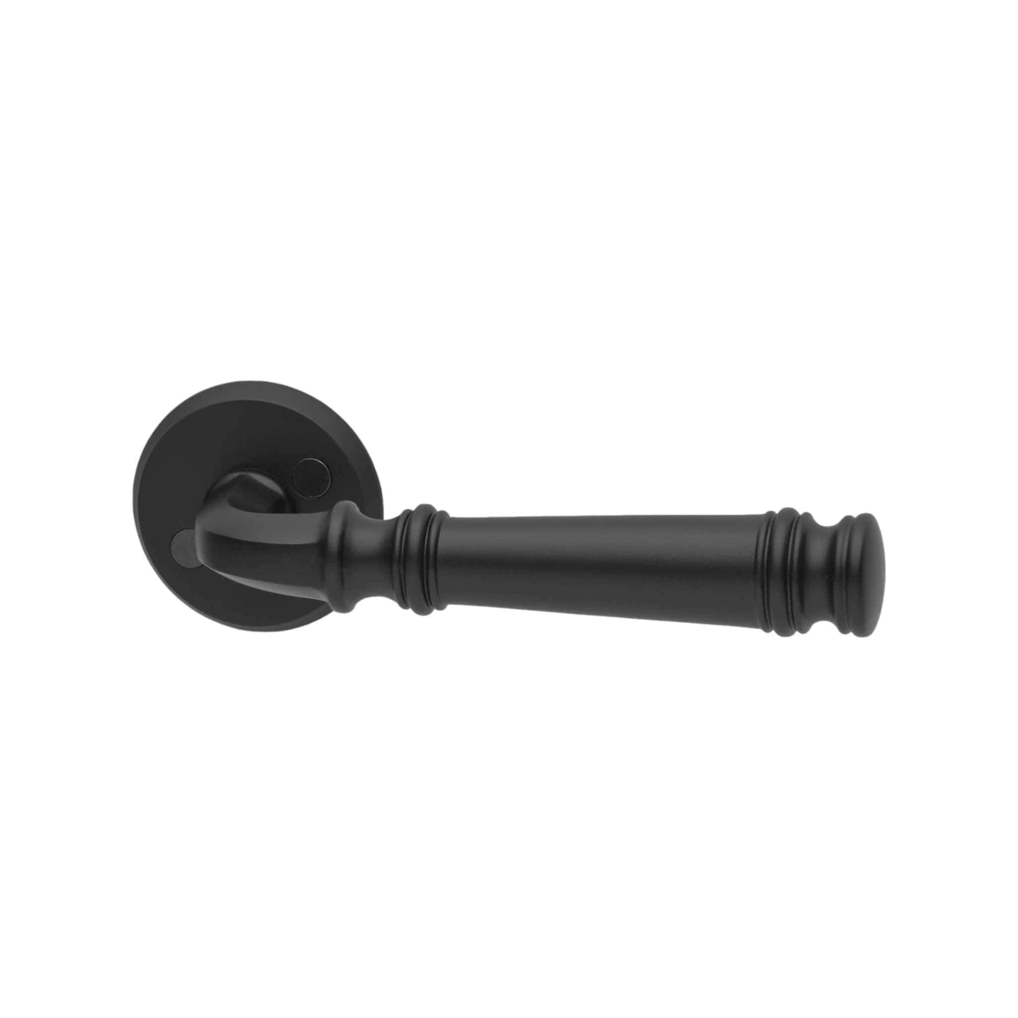 Palermo | Dørhåndtag i Sort til hoveddør L 144 mm (C/C 30 mm) Habo HB-19155 FINICC