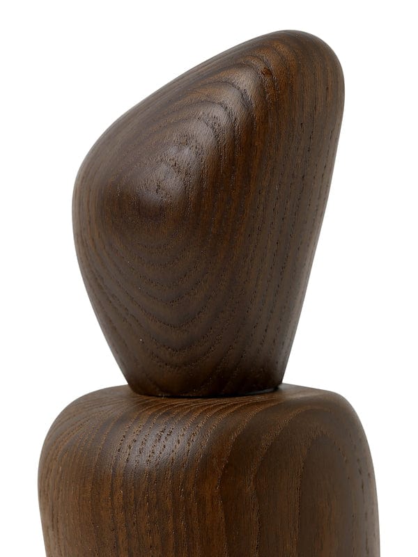 Pebble | Salt- eller Peberkværn i Mørk Ask Ø 58 mm x H 188 mm ferm LIVING FL-1104266195 FINICC