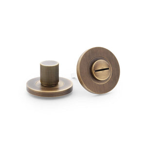 Privacy Reeded | Toiletlås i Antik Messing