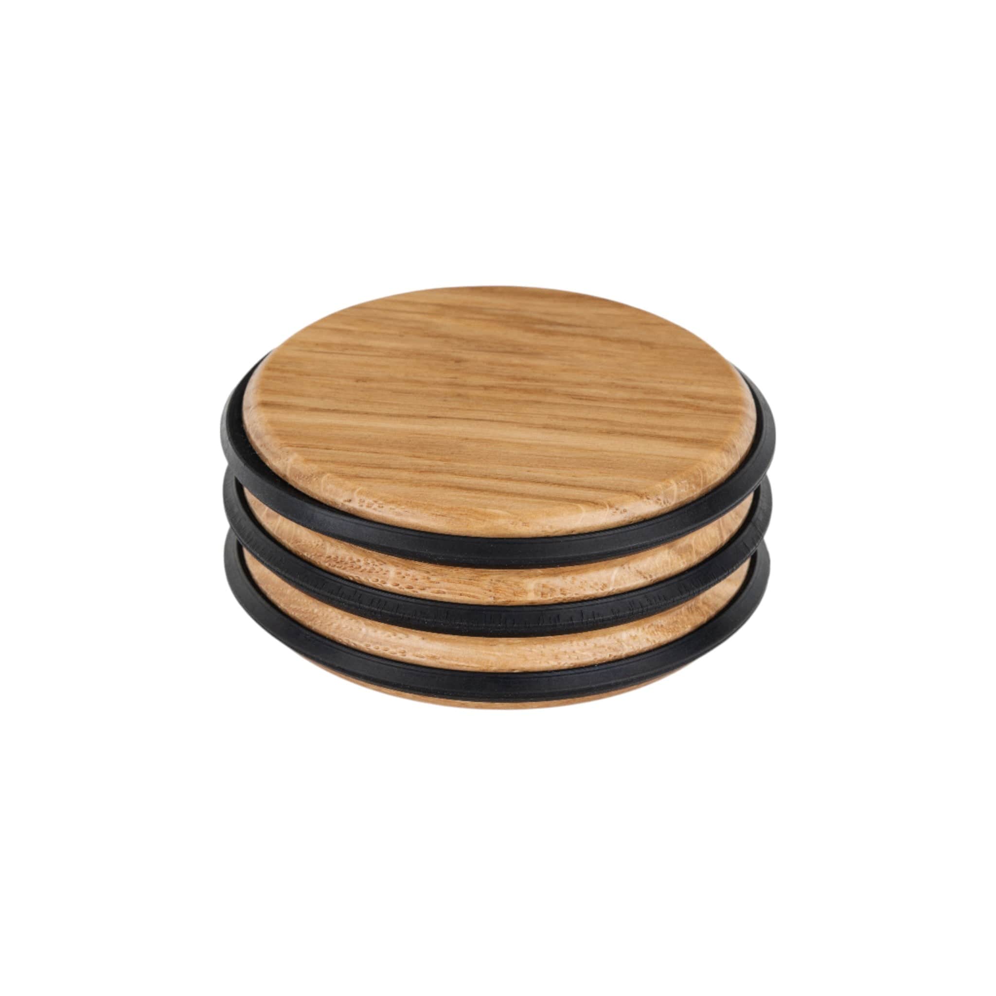 Pulse | Dørstopper i Lakeret Eg Ø 66 mm x H 27 mm Viefe VF-8014065W16 FINICC