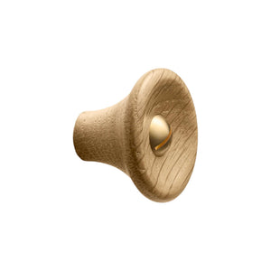 Recta | Knop i Lakeret Eg/Messing