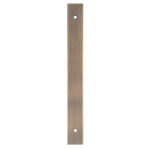 Rectangular | Bagplade i Antik Messing