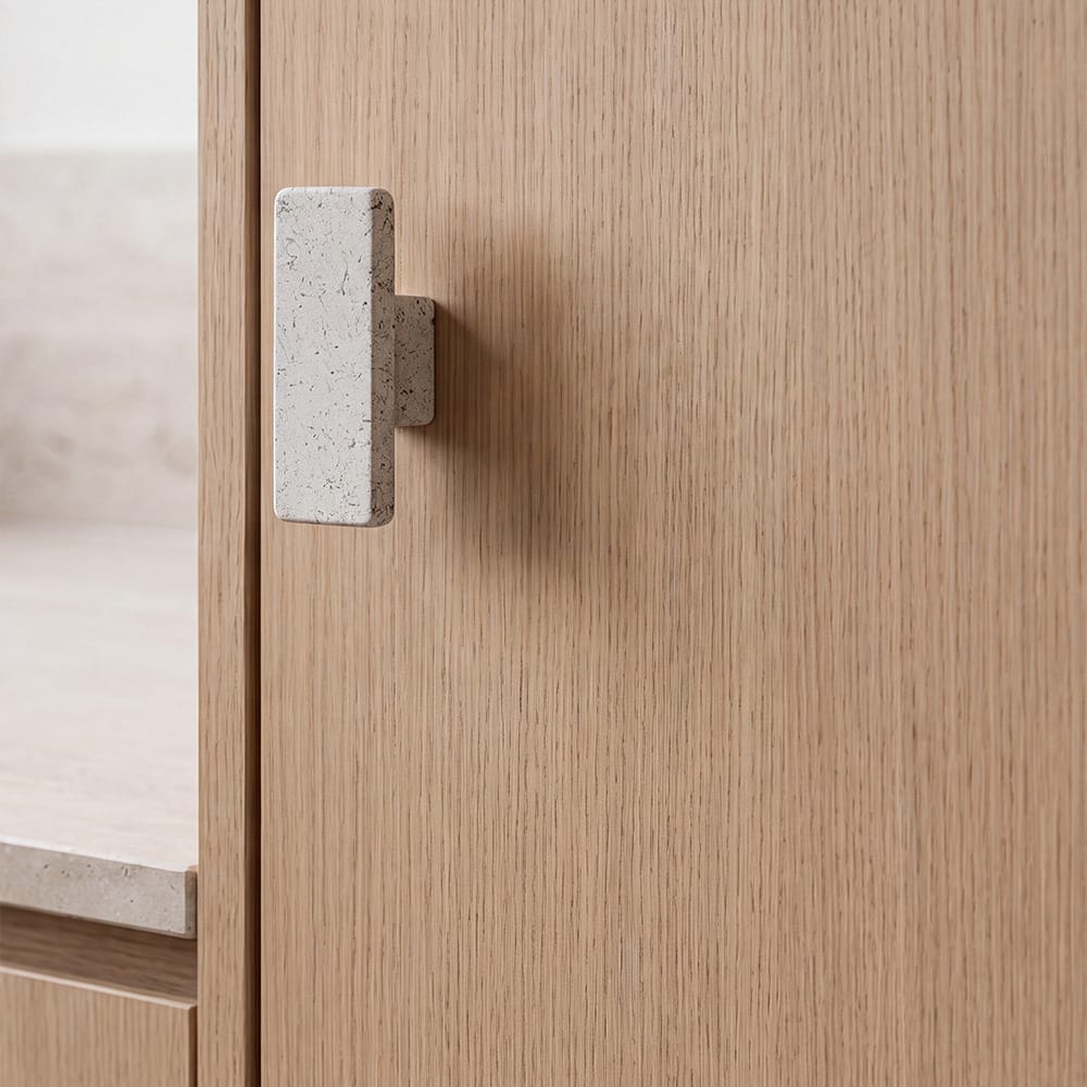 Rocca | Knop i Stone L 62 mm x B 31 mm Beslag Design BD-308485-11 FINICC