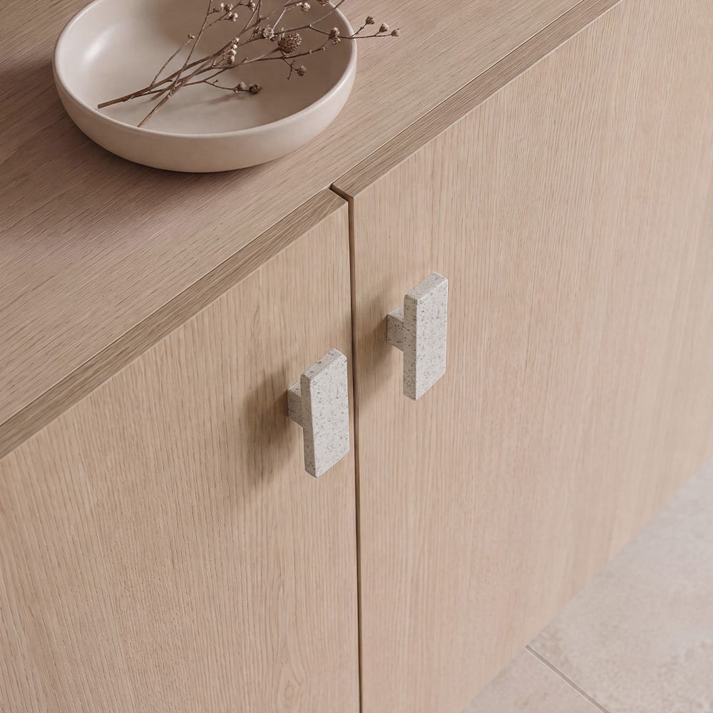 Rocca | Knop i Stone L 62 mm x B 31 mm Beslag Design BD-308485-11 FINICC