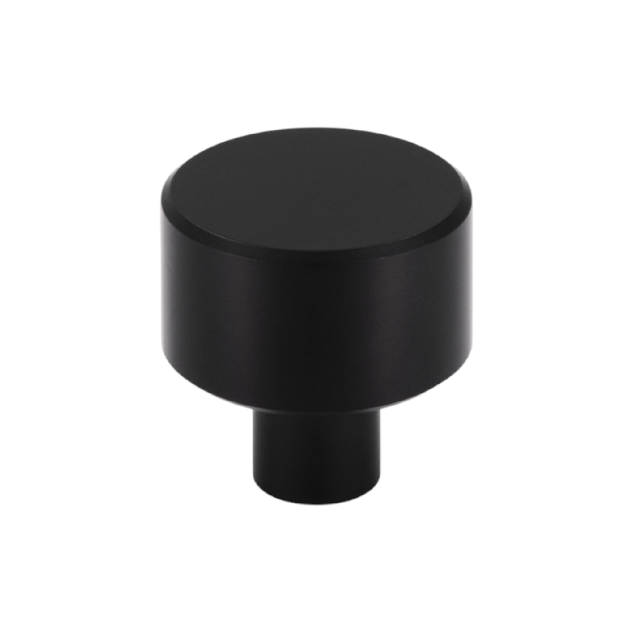 Rock | Knop i Mat Sort Ø 24 mm x D 25 mm SIRO SR-2508-24PB12 FINICC