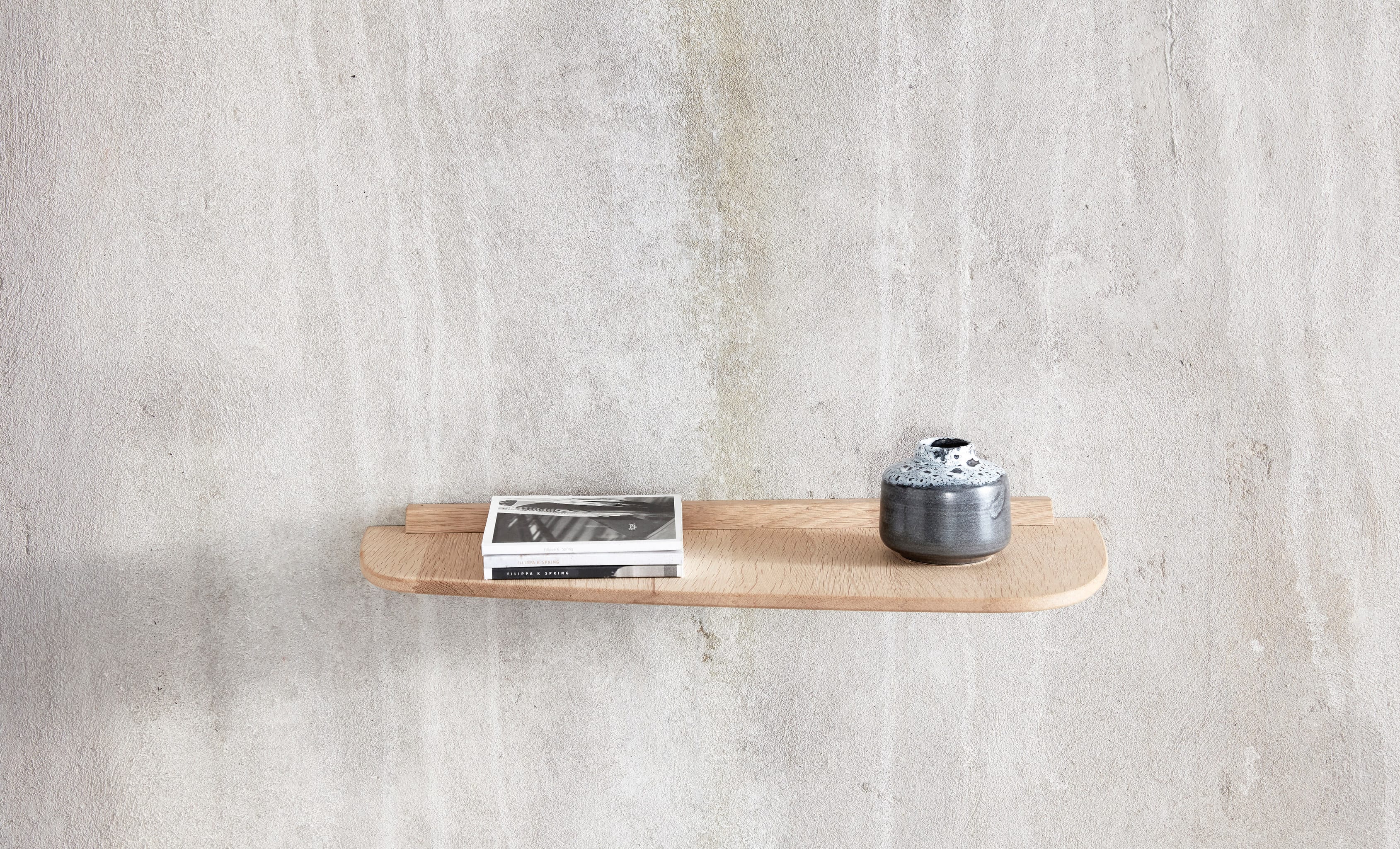 Shelf 1 | Hylde i Ubehandlet Eg L 40 cm x B 18 cm Andersen Furniture AF-4-165020 FINICC