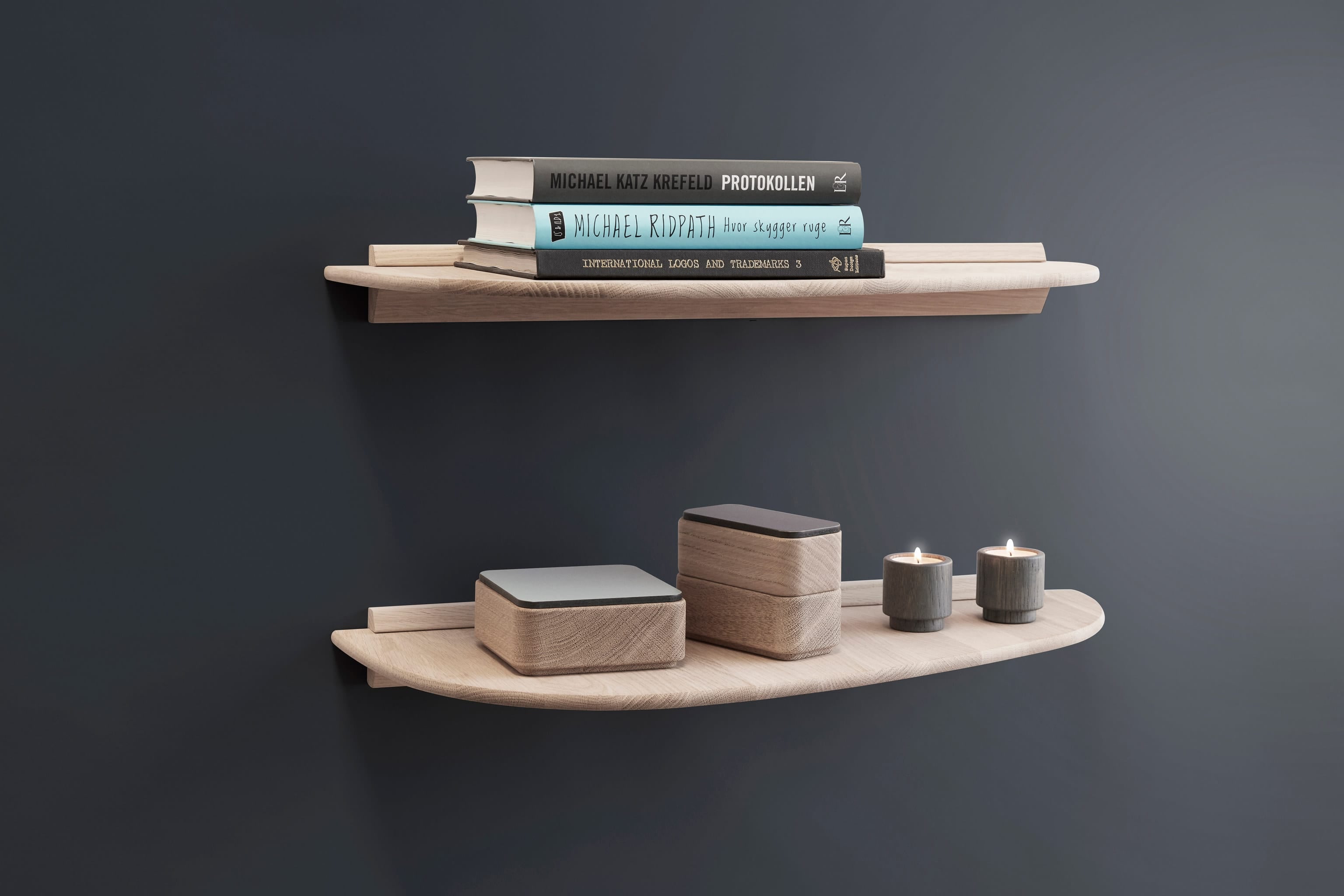 Shelf 3 | Hylde i Ubehandlet Eg L 78,5 cm x B 22 cm Andersen Furniture AF-4-167020 FINICC