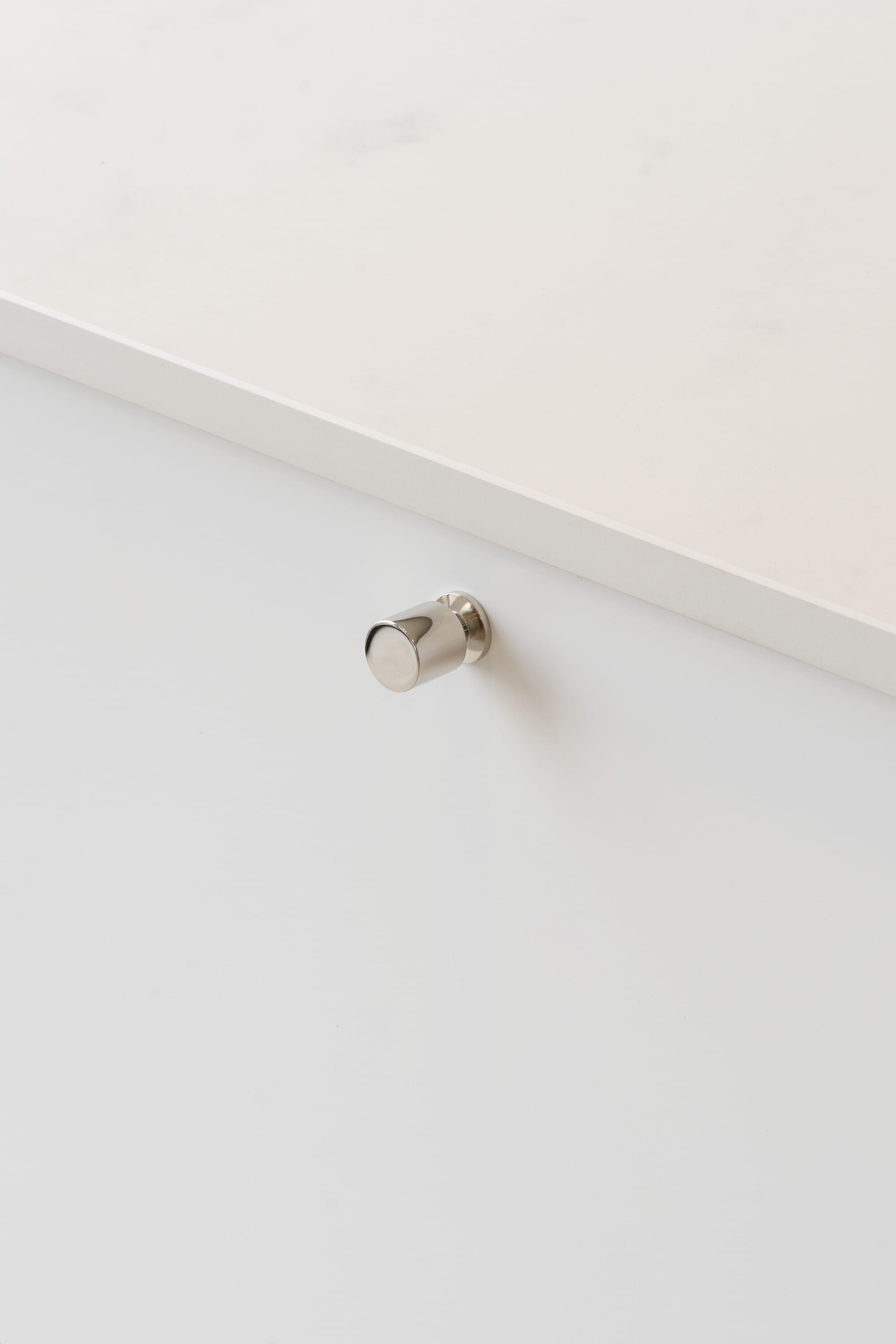 Solo | Knop i Blank Krom Ø 21 mm x D 30 mm Beslag Design BD-343537-11 FINICC