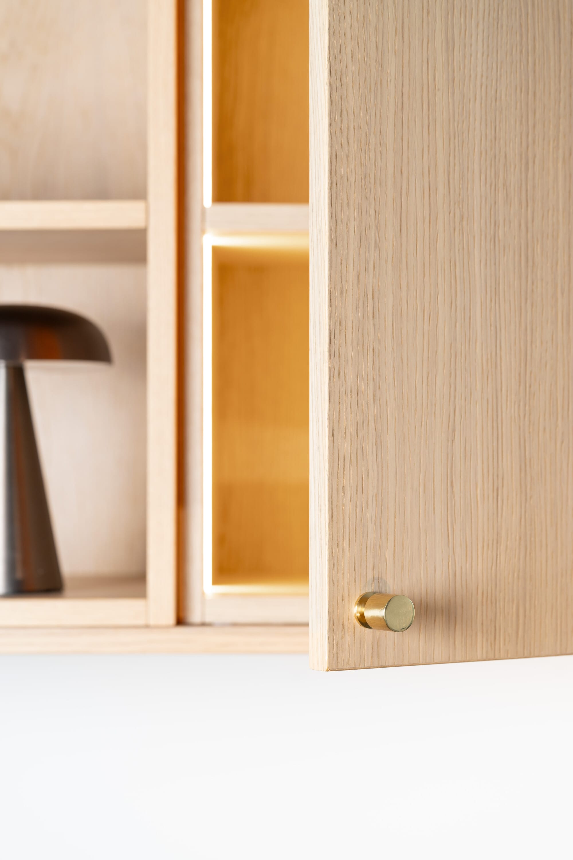 Solo | Knop i Blank Messing med Lak Ø 21 mm x D 30 mm Beslag Design BD-343536-11 FINICC