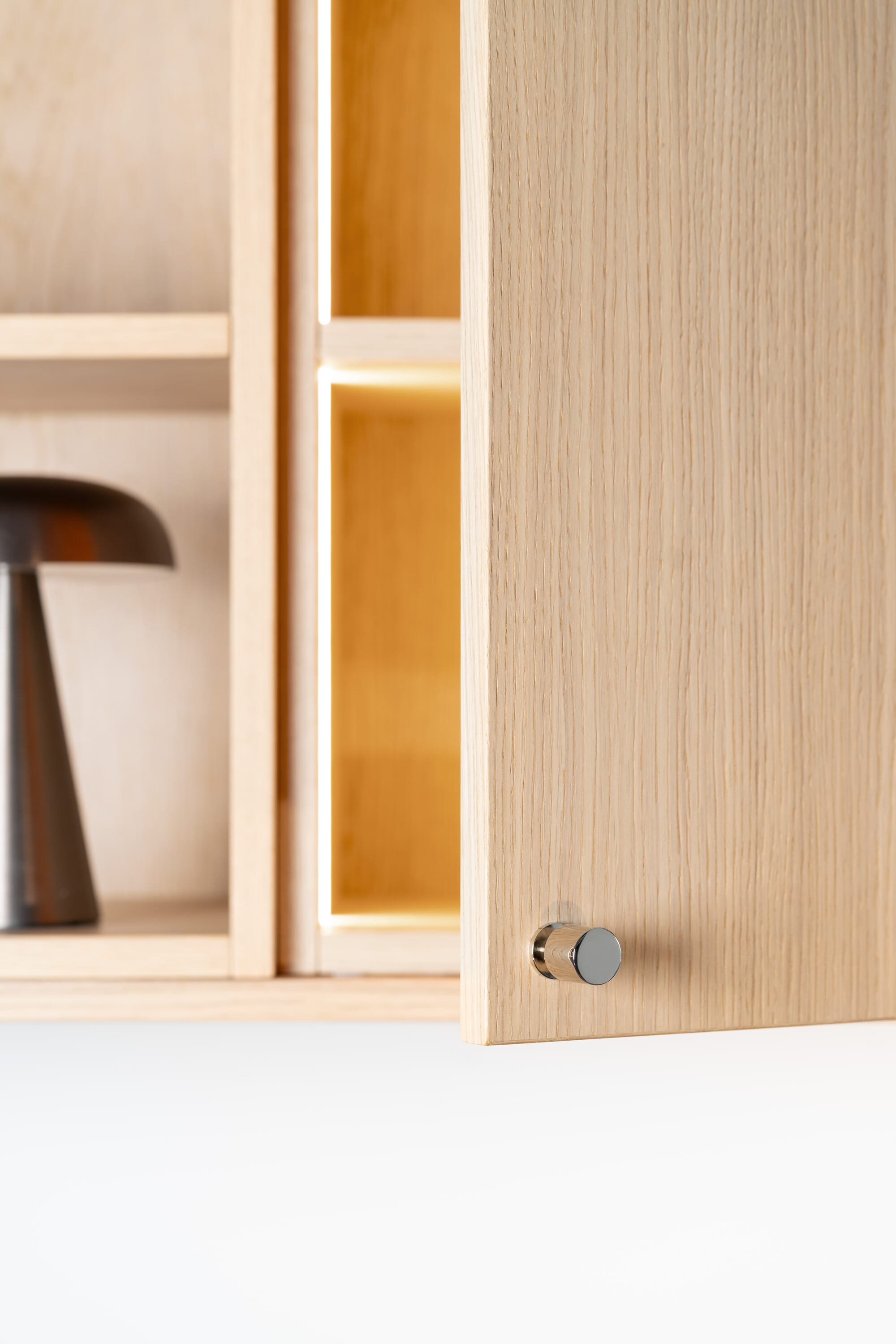 Solo | Knop i Rustfrit Stål Ø 21 mm x D 30 mm Beslag Design BD-343535-11 FINICC
