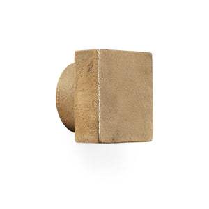 Square - Large | Knage i Ubehandlet Messing