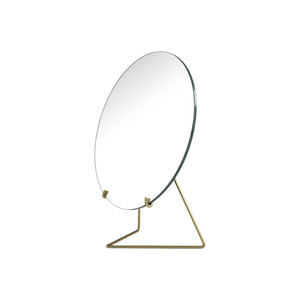 Standing Mirror | Spejl i Børstet Messing uden Lak