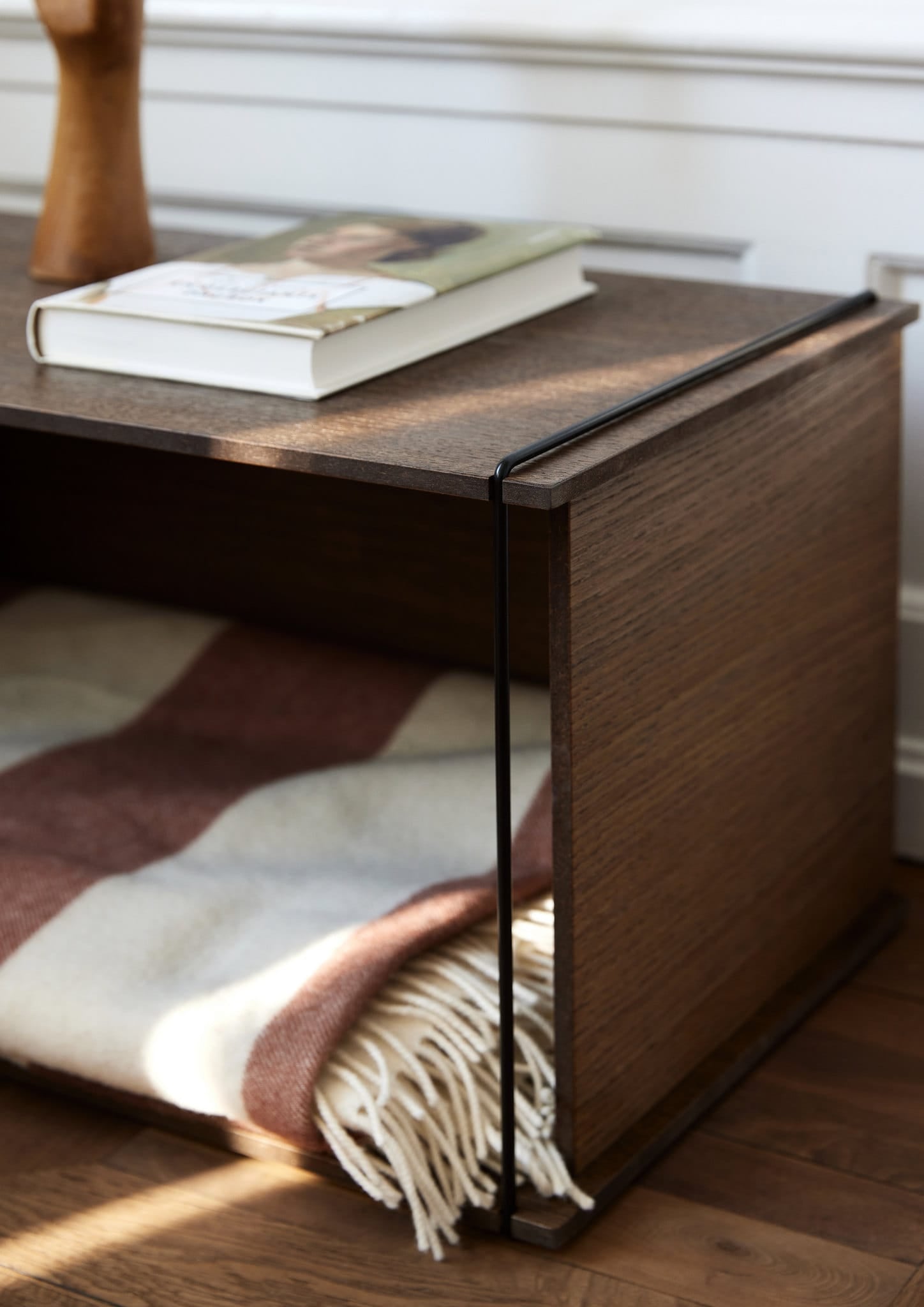 Storage Box | Opbevaringskasse i Røget Eg/Sort L 60 cm x B 33 cm Moebe MB-SBSOBL FINICC