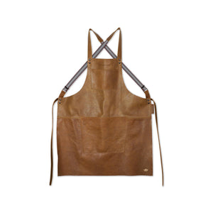 Suspender | Forklæde i Vintage Cognac Full Grain læder
