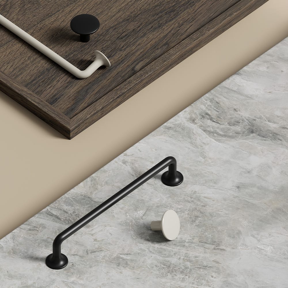 Tango | Greb i Mat Sort L 182 mm (C/C 160 mm) Beslag Design BD-373406-11 FINICC