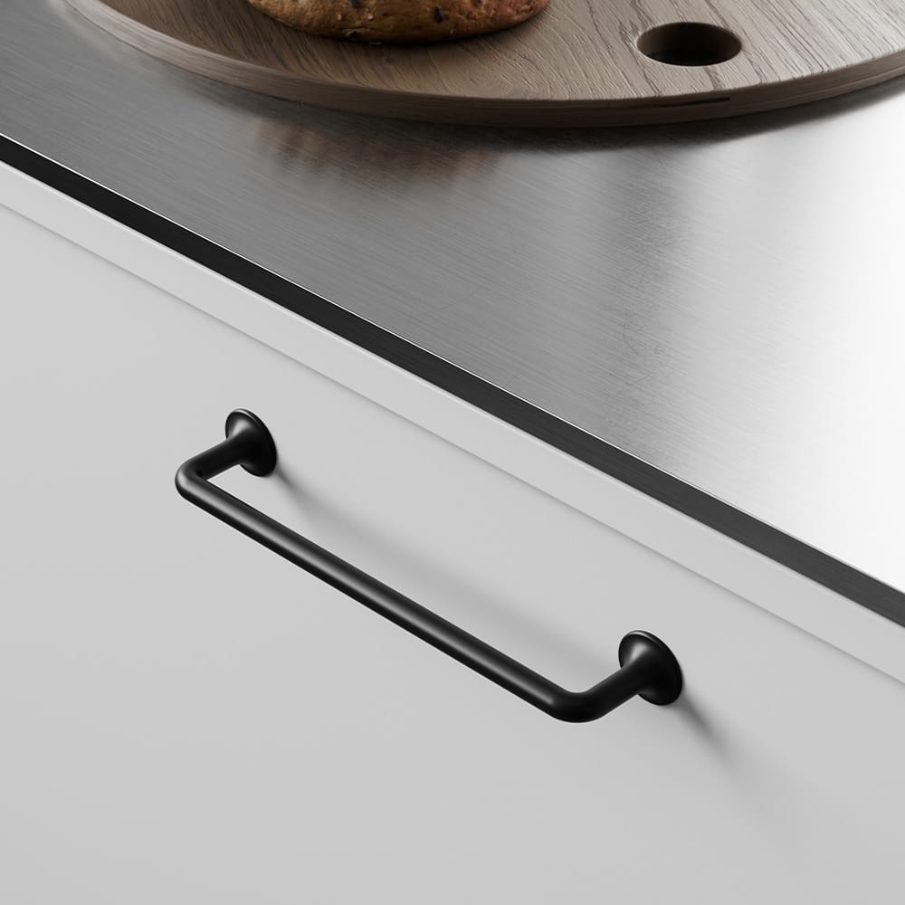 Tango | Greb i Mat Sort L 182 mm (C/C 160 mm) Beslag Design BD-373406-11 FINICC
