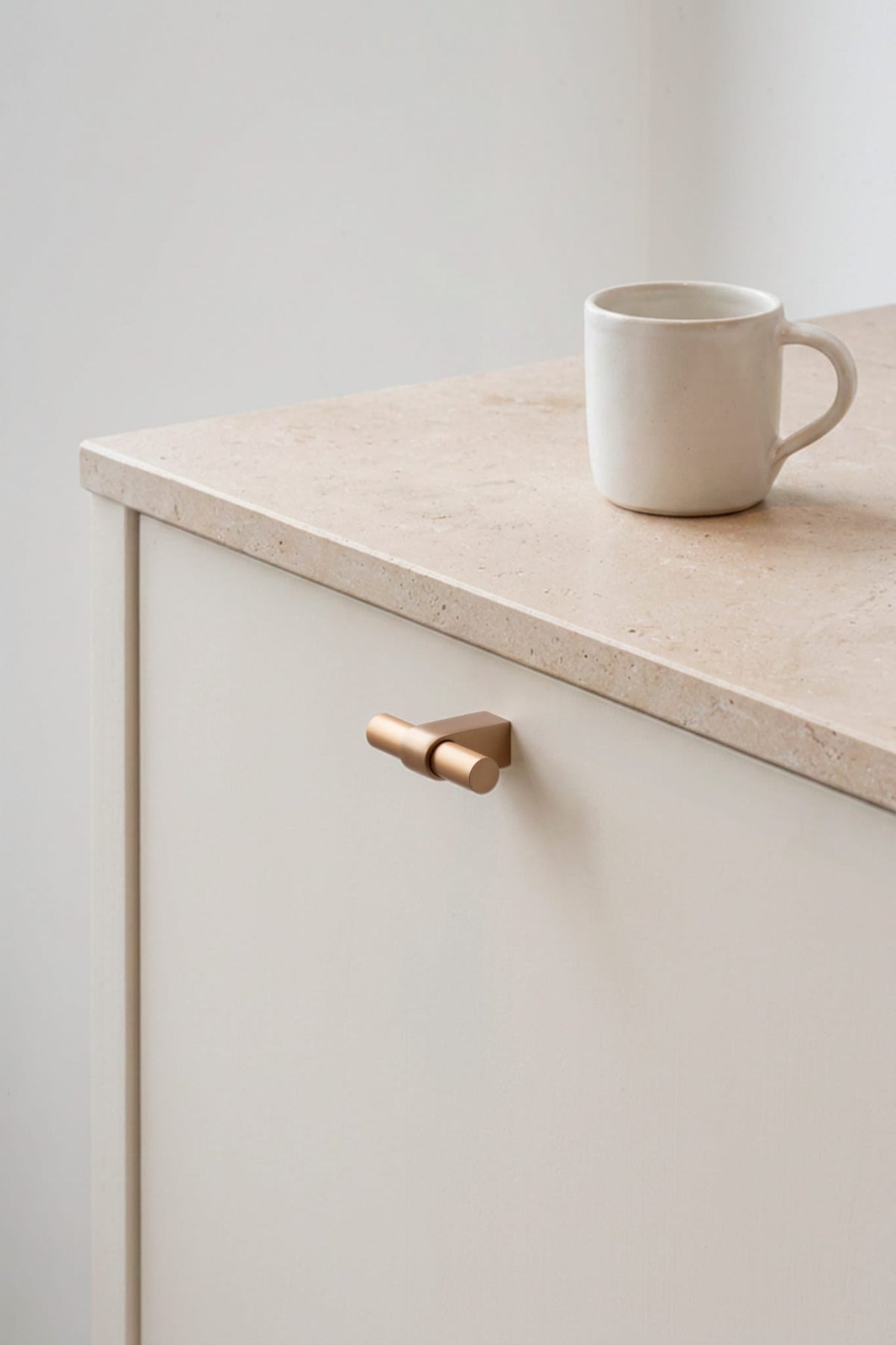 Trace | T-Greb i Champagne L 60 mm x D 35 mm Beslag Design BD-308497-11 FINICC