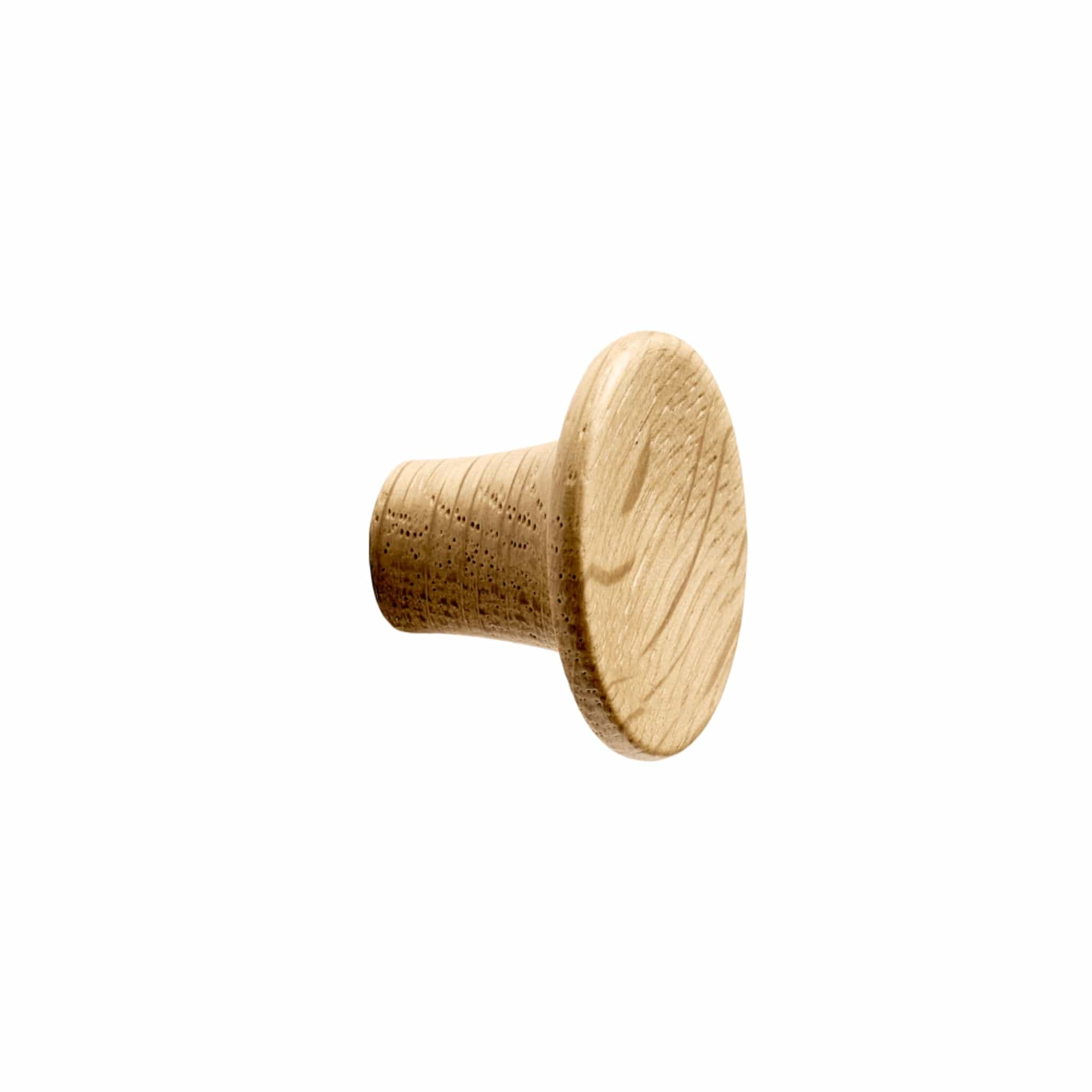 Tuba | Møbelknop eller Knage i Lakeret Eg Ø 28 mm x D 19 mm Vonsild VS-109120028-052 FINICC