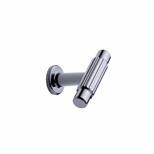 Villa T-Bar | Greb/Knop i Blank Sort Nikkel