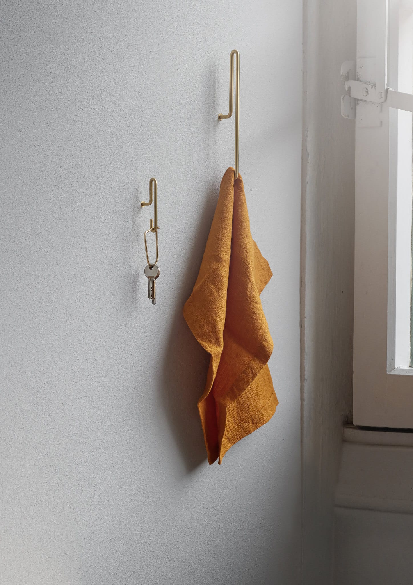 Wall Hook Large | Knage i Guld L 20 cm Moebe MB-WHMGL FINICC