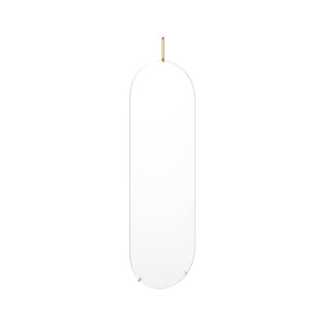 Wall Mirror Large | Spejl i Børstet Messing uden Lak