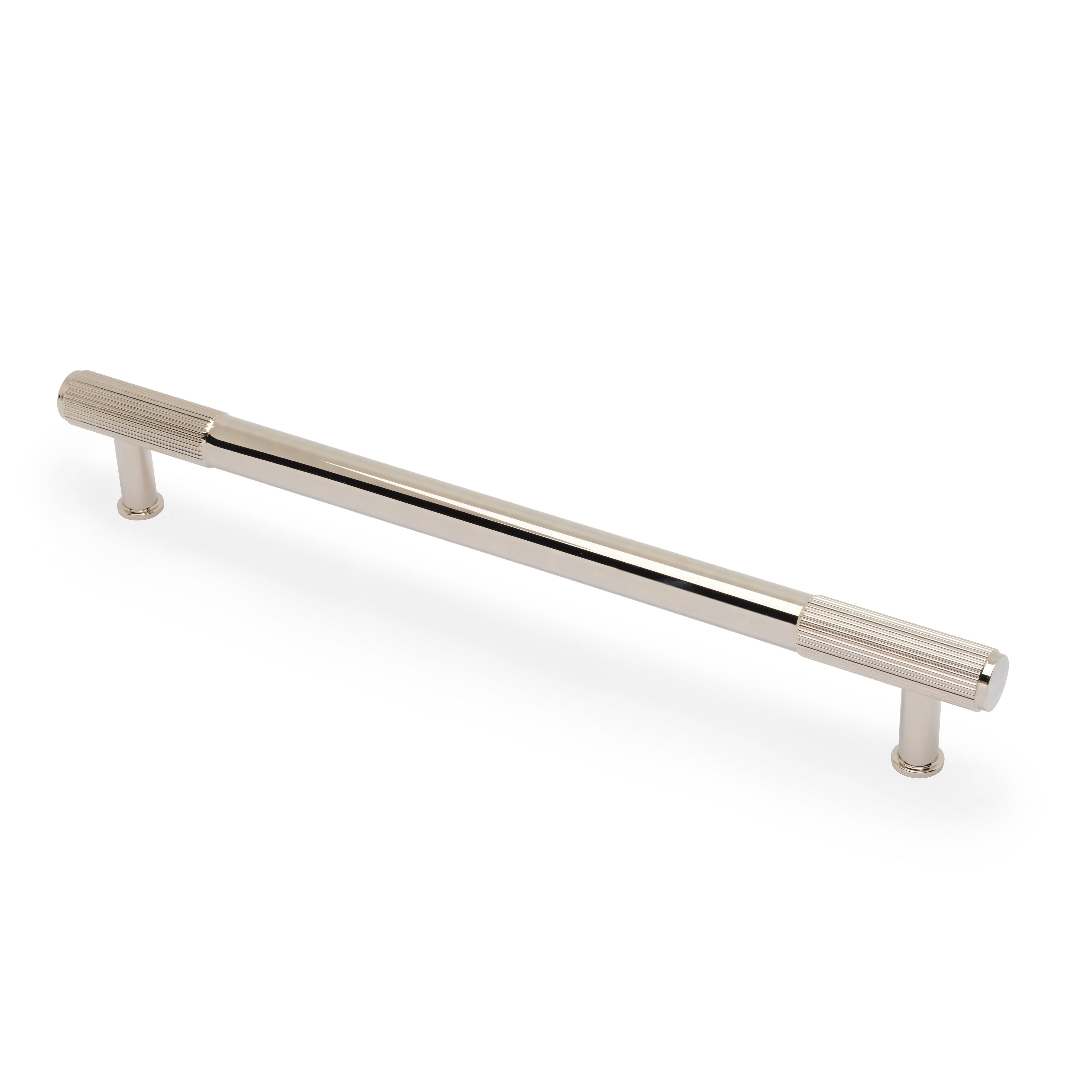 Washington Reeded | Greb i Blank Nikkel L 261 mm (C/C 224 mm) Alexander & Wilks AW854R-224-PNPVD FINICC