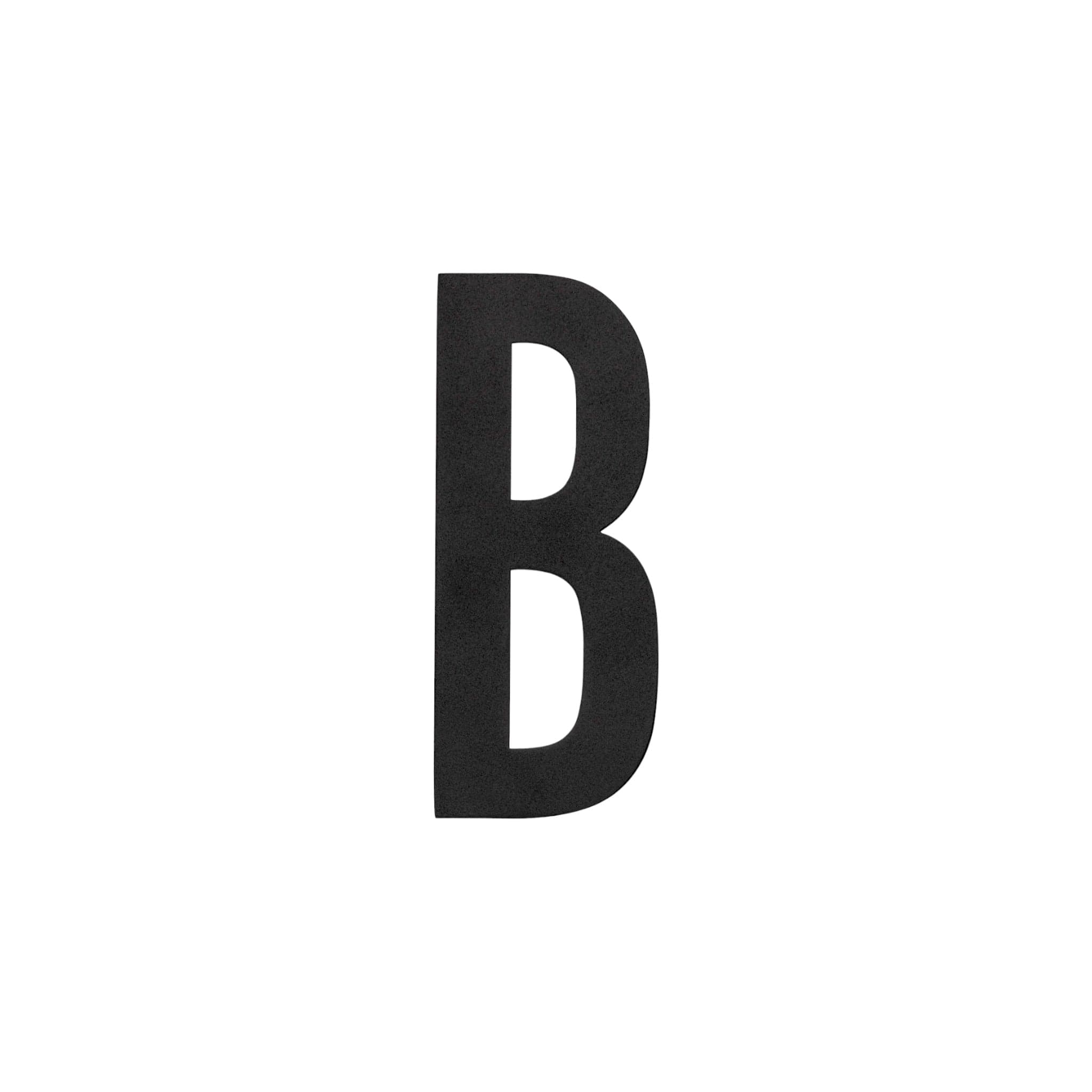 Work | Husnumre og Husbogstaver i Sort Bogstav B Habo HB-30723 FINICC