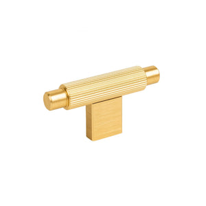 Arpa T | Greb/Knop i Børstet Messing