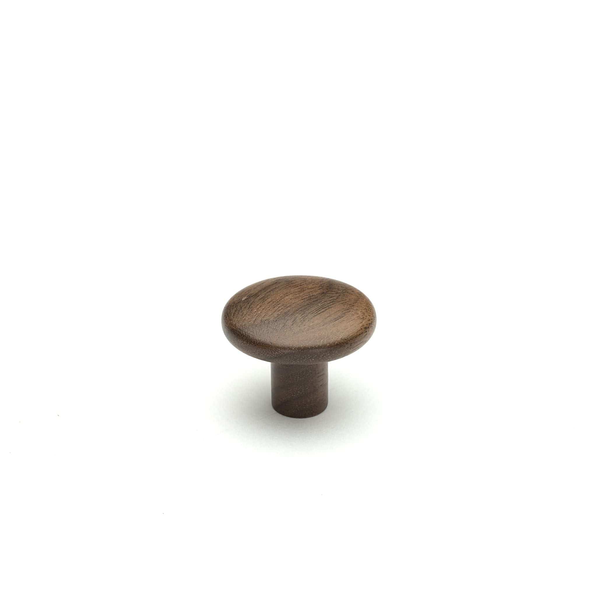 Brutus | Møbelknop eller Knage i Lakeret Valnød Ø 32 mm x D 25 mm Vonsild VS-106220032-292 FINICC