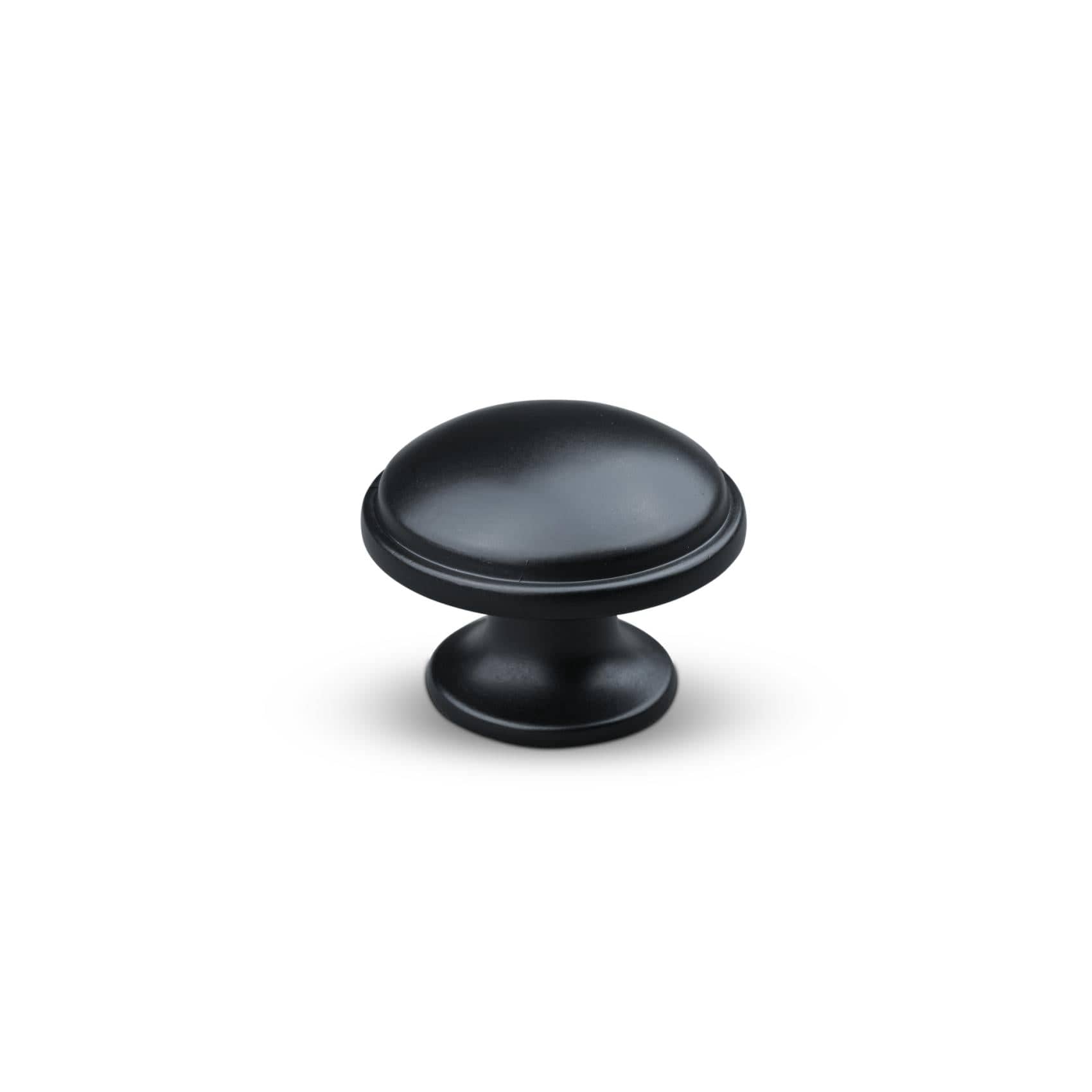 Cervia | Knop i Mat Sort Ø 34 mm x D 26 mm Theofils TF-20052400 FINICC
