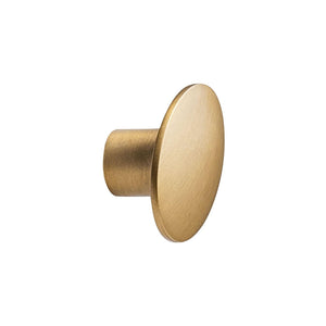 Dome | Knop i Børstet Messing