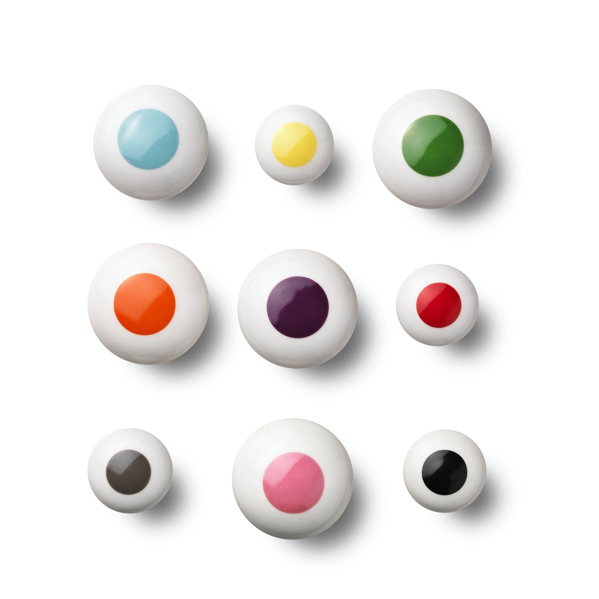 Dot Grey | Møbelknop eller Knage i Porcelæn / Grå Anne Black FINICC