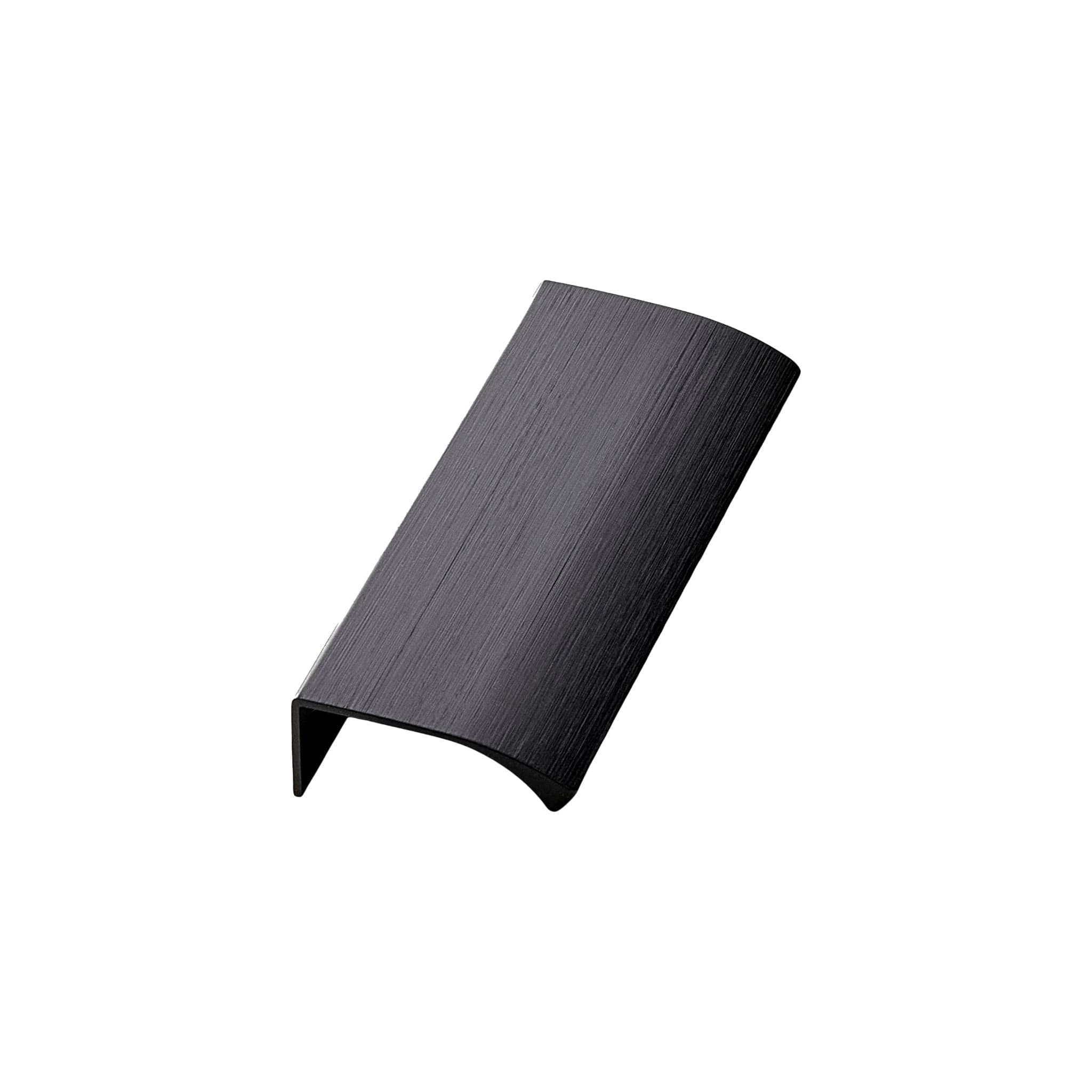 Edge Straight | Greb i Børstet Mat Sort L 100 mm (C/C: 60 mm) Furnipart FP-419720100-76.1 FINICC