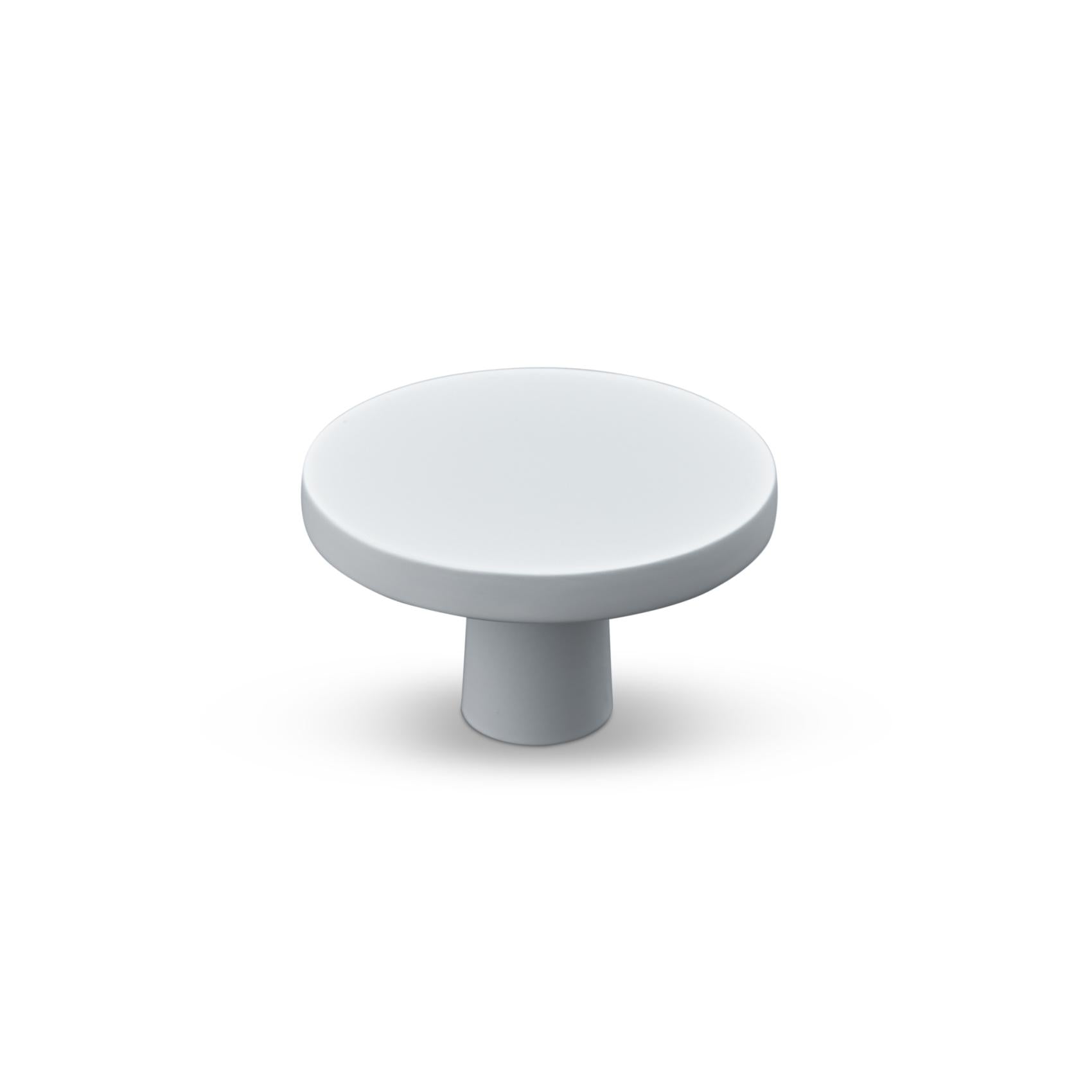 Garda | Knop i Mat Hvid Ø 42 mm x D 25 mm Theofils TF-309639 FINICC
