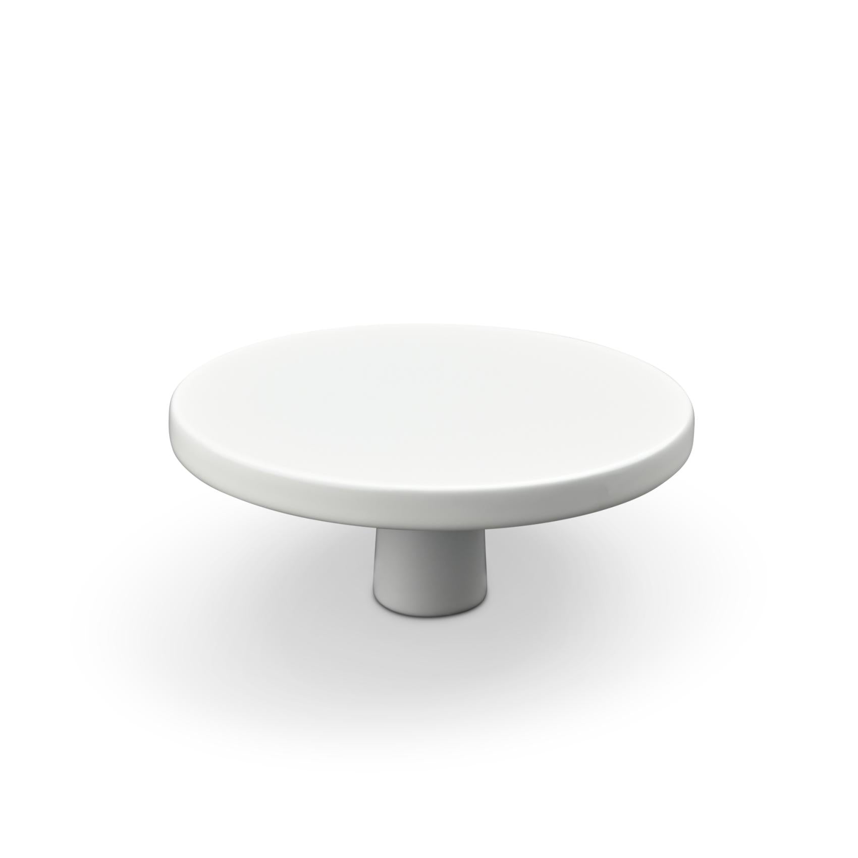 Garda | Knop i Mat Hvid Ø 60 mm x D 25 mm Theofils TF-309642 FINICC