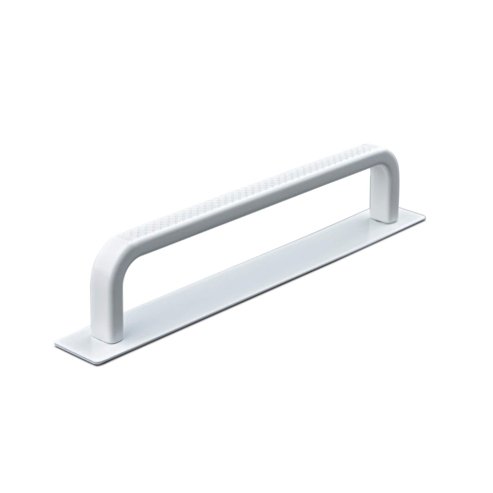 Gardone Cross | Greb i Mat Hvid med bagplade L 134 mm (C/C 128 mm) Theofils TF-10200099-BP FINICC