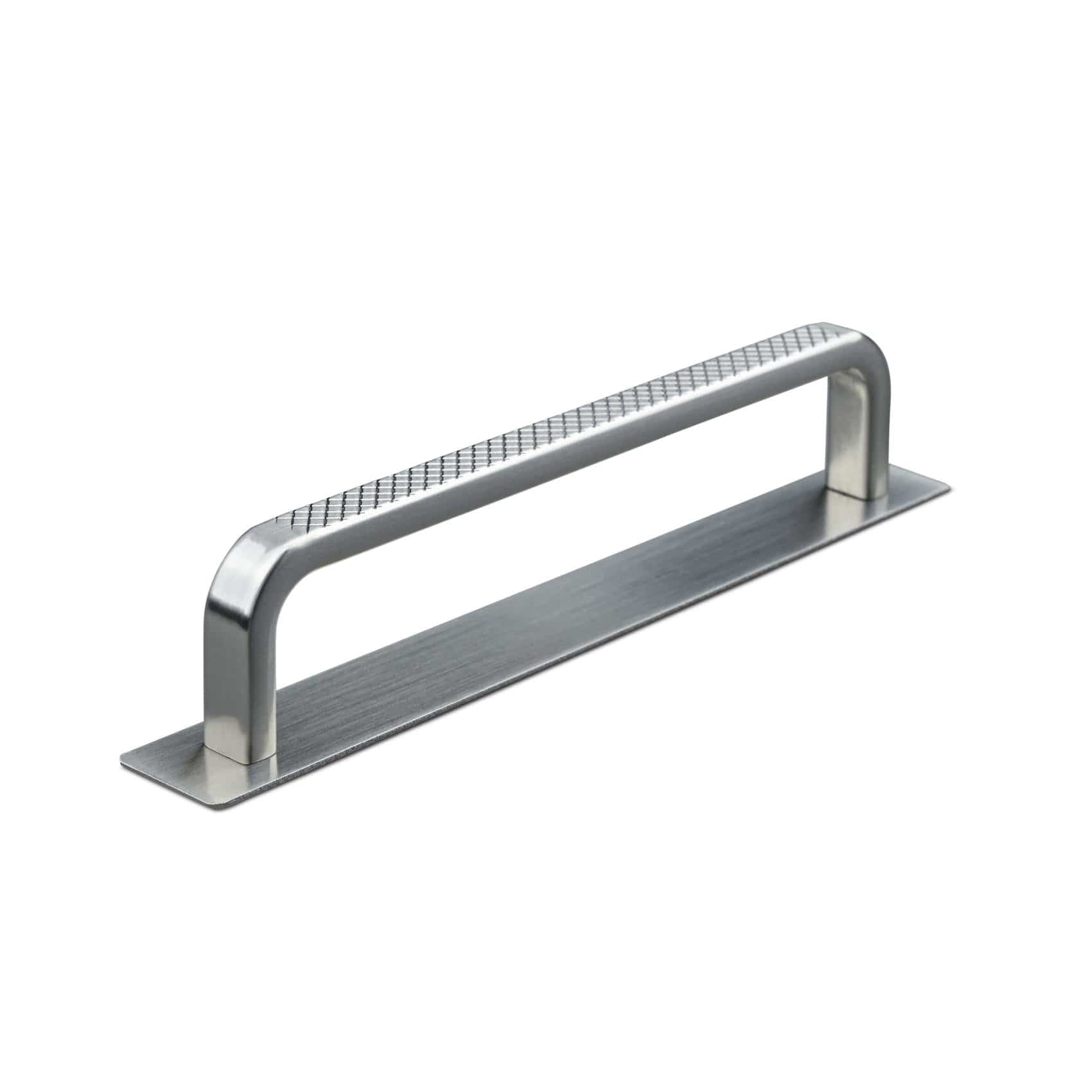 Gardone Cross | Greb i Rustfrit Stål Finish med bagplade L 134 mm (C/C 128 mm) Theofils TF-10200102-BP FINICC