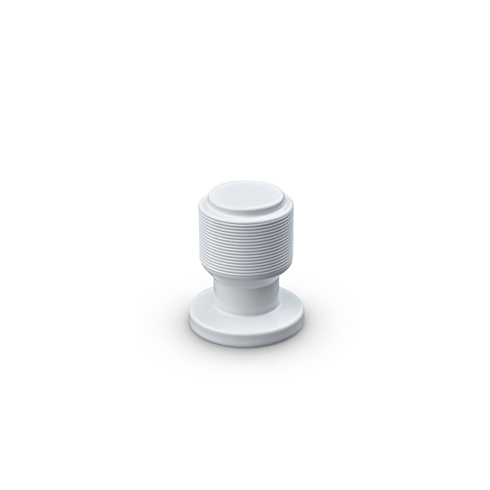 Lonato Stripe | Knop i Mat Hvid Ø 20 mm x D 30 mm Theofils TF-10200205 FINICC