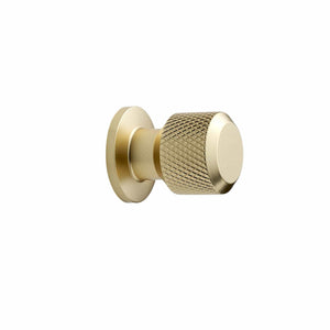 Manor Round | Knop i Messing/Guld Finish
