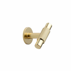 Manor T-Bar | Greb/Knop i Messing/Guld Finish med bagplade