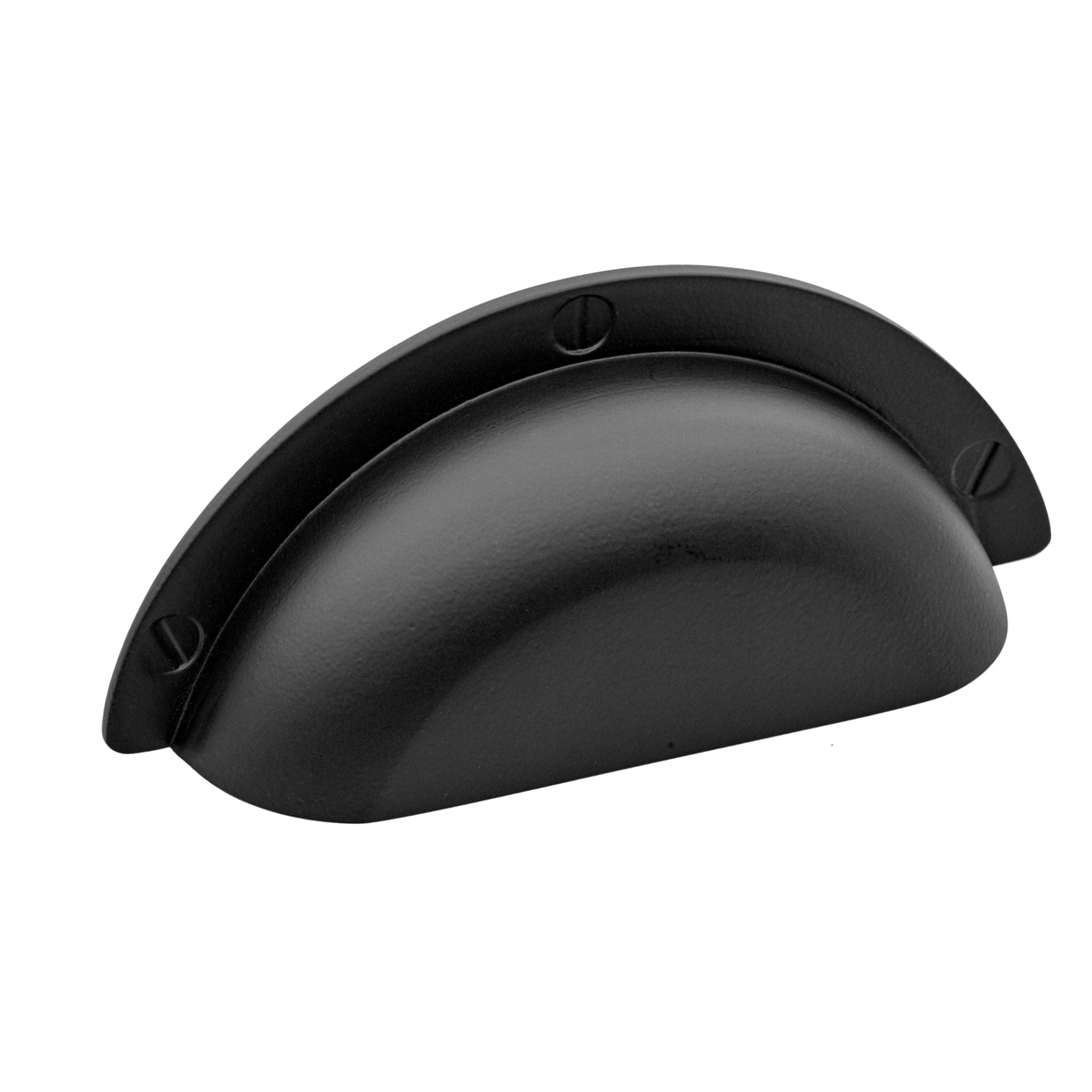 Nelly | Greb i Mat Sort | 2 stk L 94 mm (C/C 64 mm) Habo HB-19165 FINICC