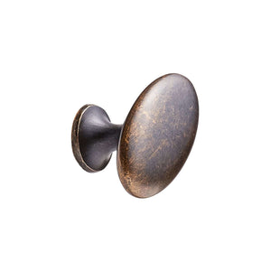 Oval Simple | Knop i Antik Brun